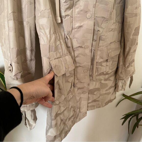Blanc Noir Camo Anorak Rain Jacket Size S - Picture 10 of 14